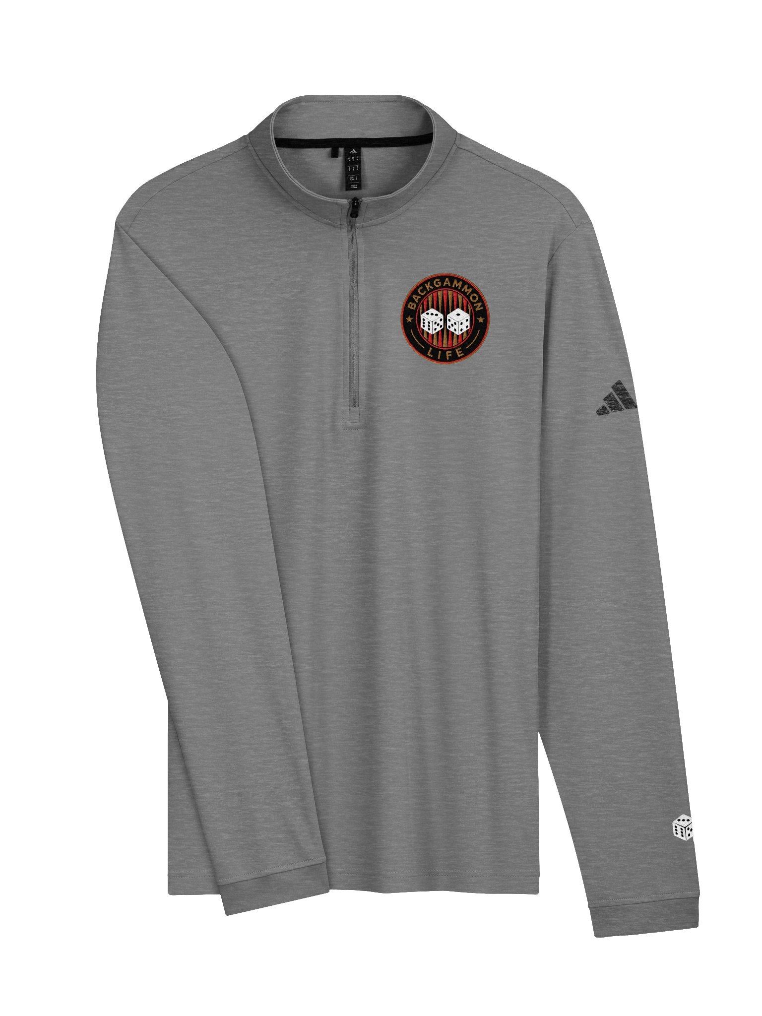 Backgammon Life Dice Circle Quarter-Zip product image (3)
