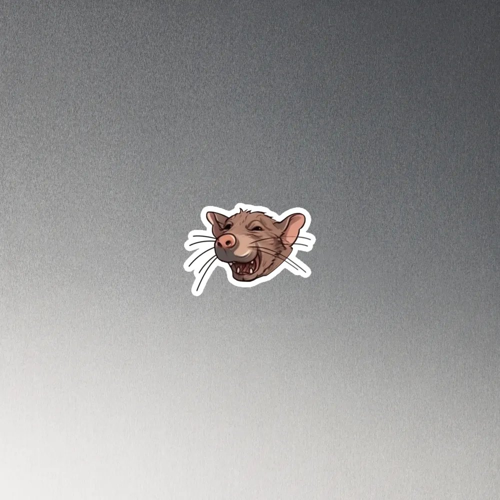 Grinning Rat Die-Cut Magnet product image (3)
