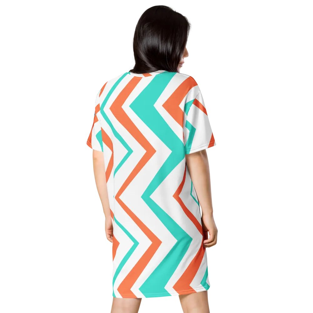 Sunset Zest T-Shirt Dress product image (3)