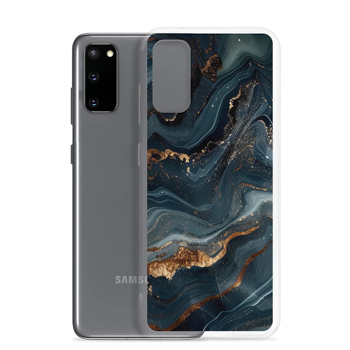Luxury Marbled Clear Samsung® S20 S21, S22, S23, S24, S25, Plus, Ultra Cases. product image (2)