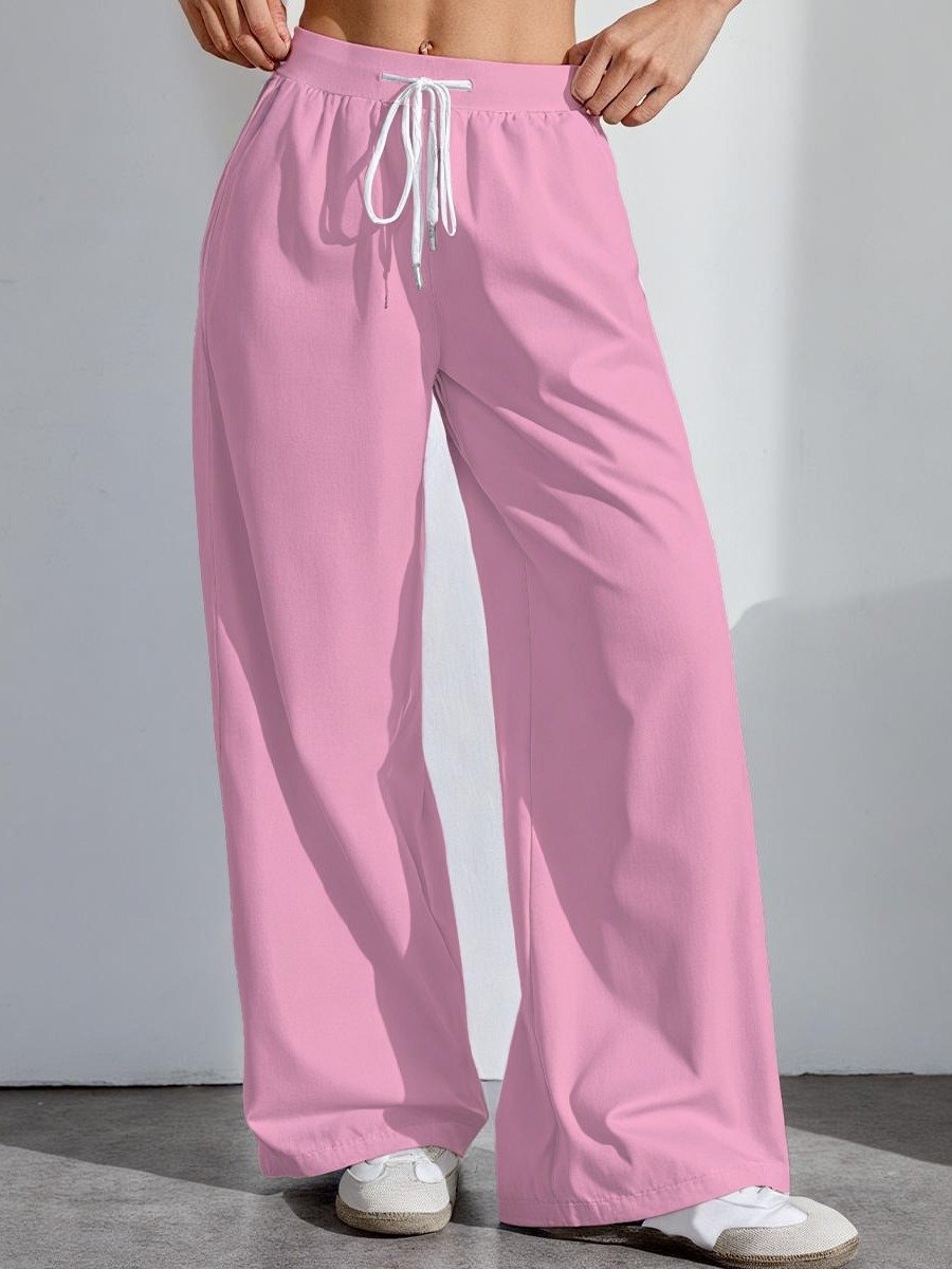 Wide Leg Drawstring Trousers product image (1)