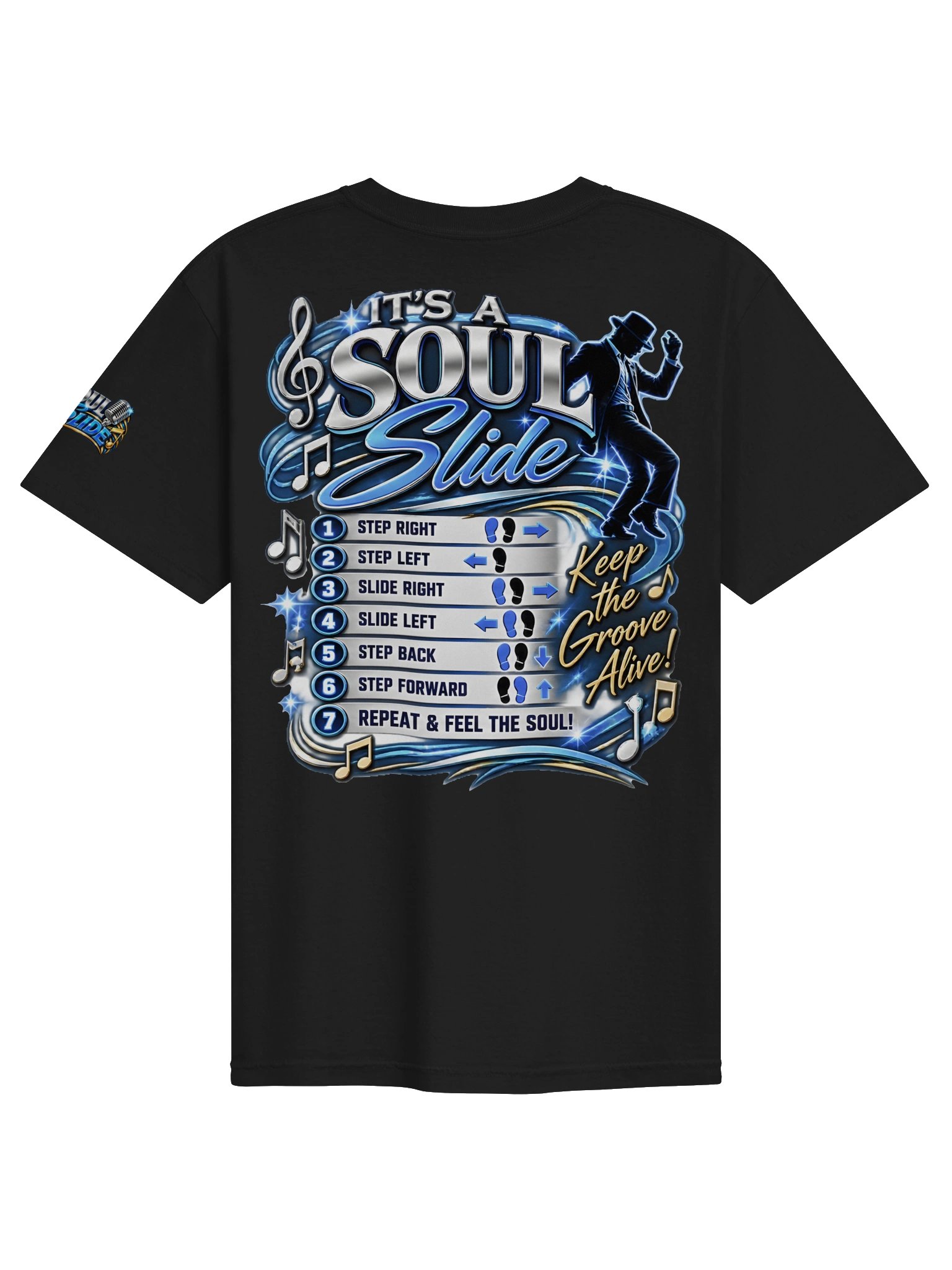 The Soul Slide Retro Music Tee product image (2)