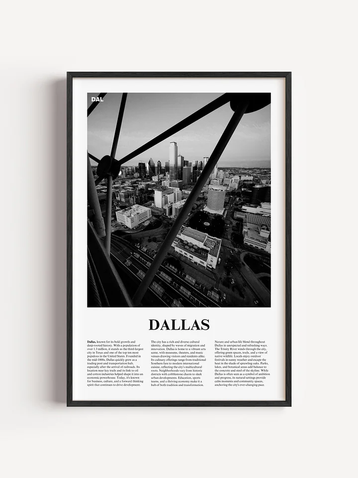 Dallas 01 Newspaper Poster product image (1)