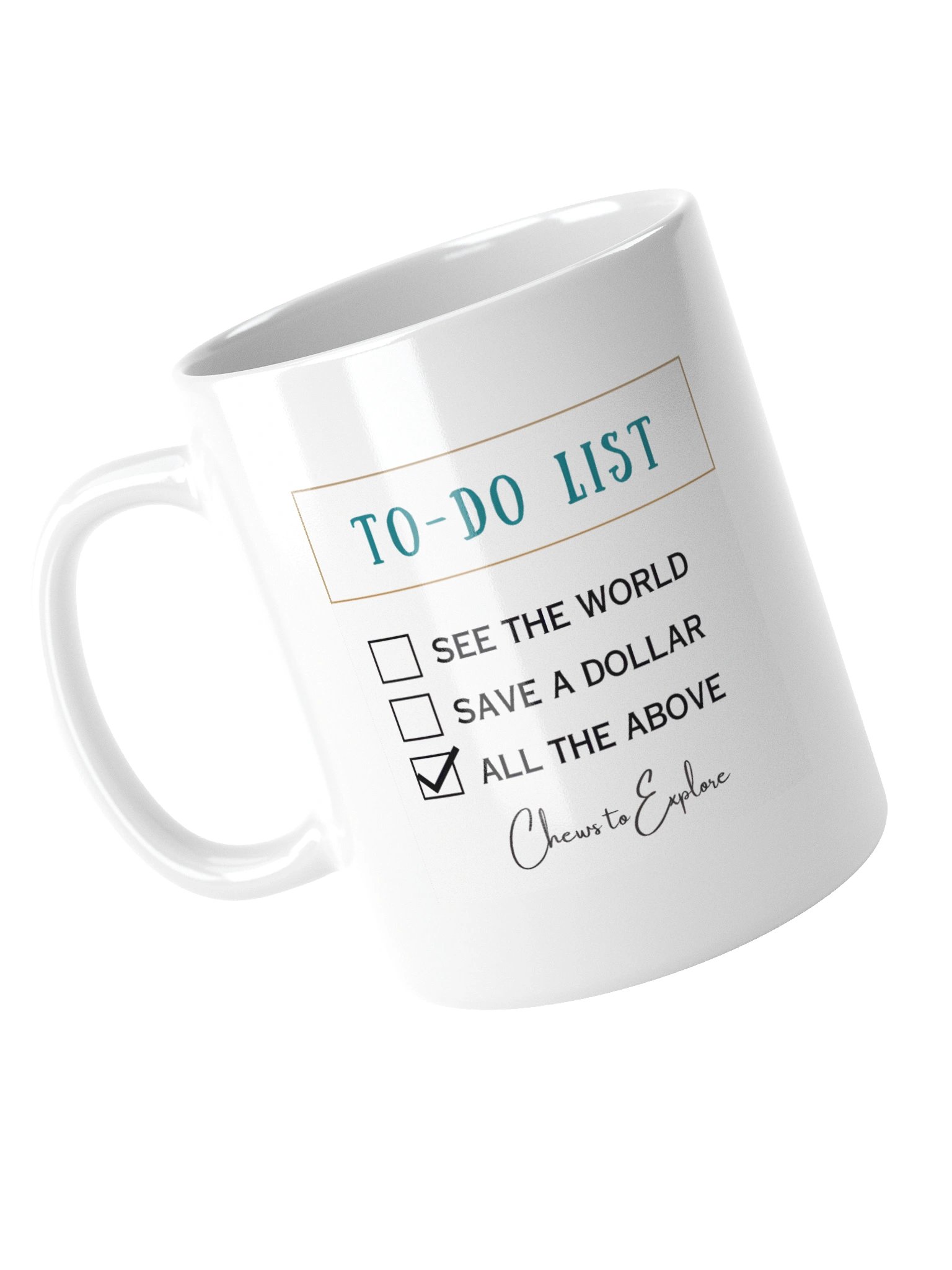 ChewsToExplore To-Do List Mug product image (4)