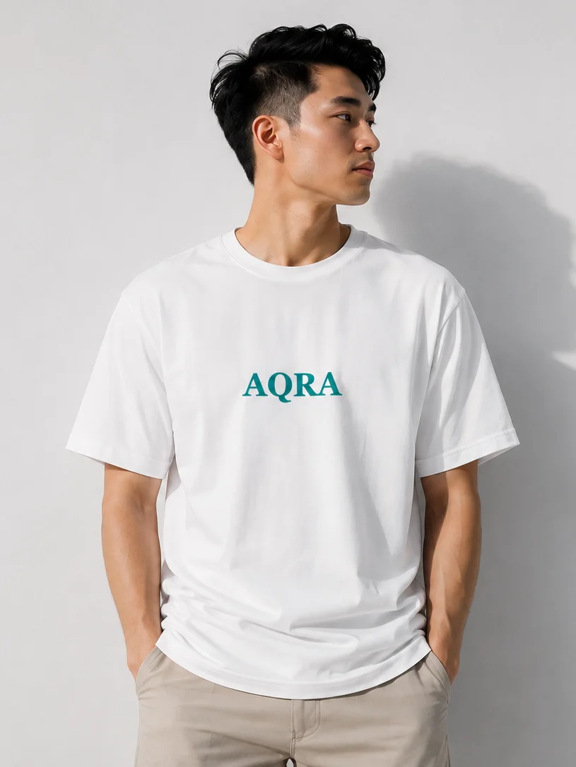AQRA Teal Logo Tee product image (1)