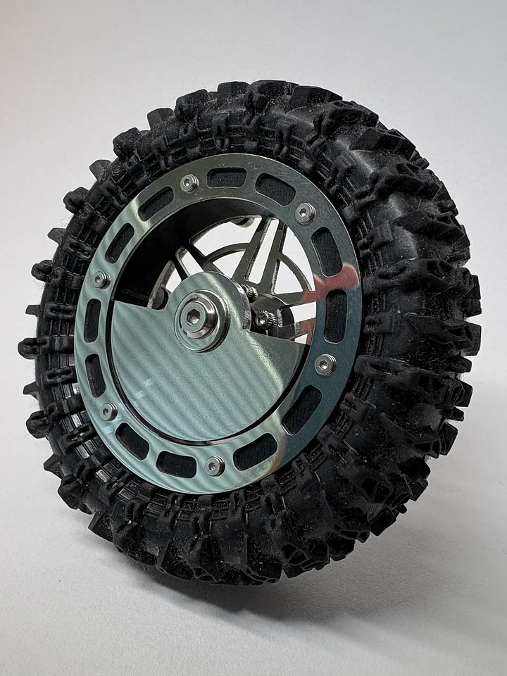 1.8" v1 Floater Wheels - "Supernova" wheel face with "Horizon" floater product image (1)