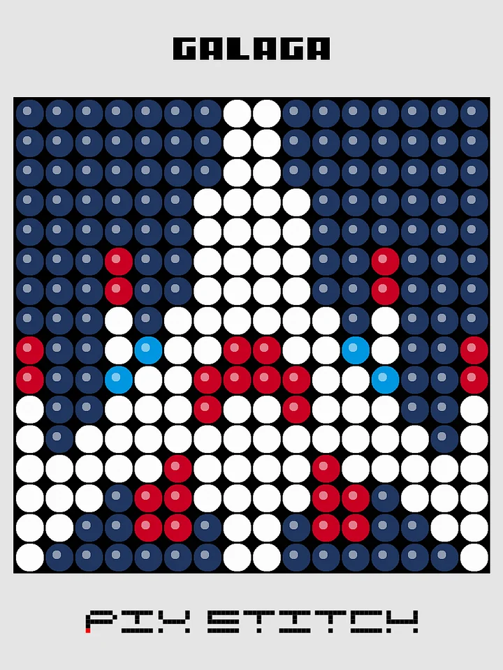 Galaga Pixel Art product image (1)