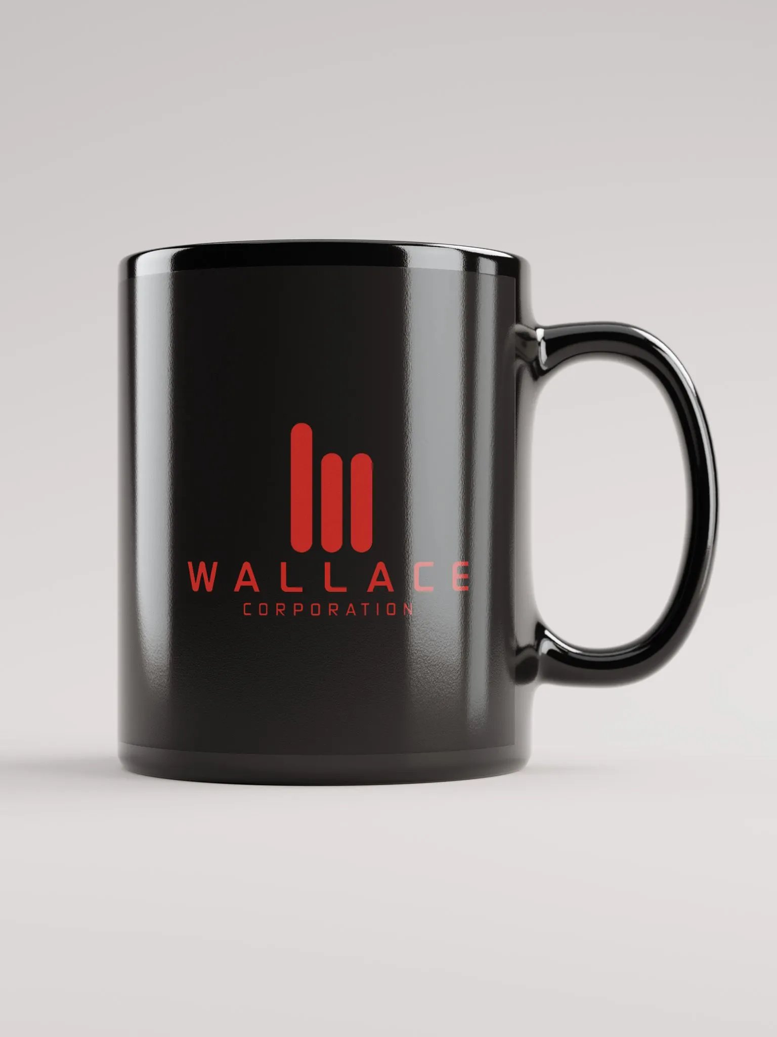 Wallace Corporation Black Mug product image (1)