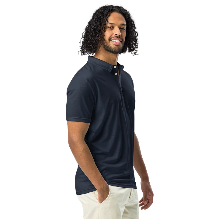 Navy Minimal Slim Fit Polo product image (1)