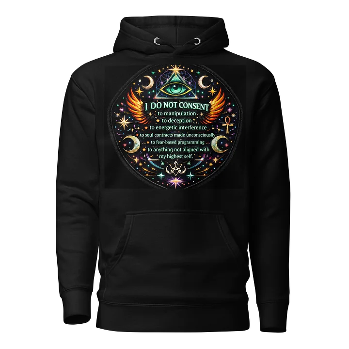 I Do Not Consent -Patch Hoodie product image (1)
