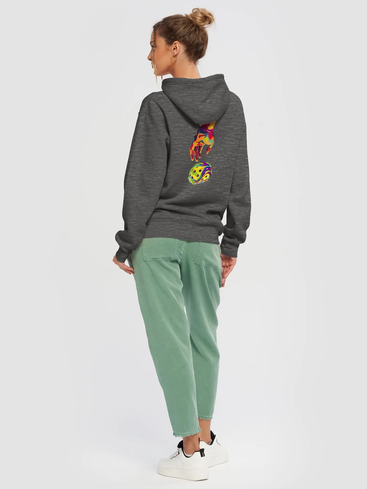 Colorful Reach Pickle Ball Unisex Hoodie product image (6)