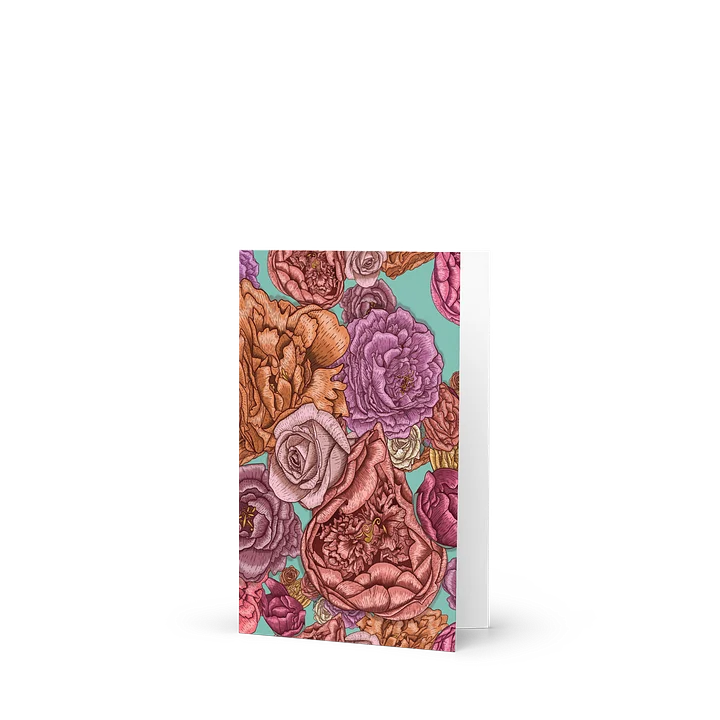 Victoria - Roses & Peonies Note Card product image (1)