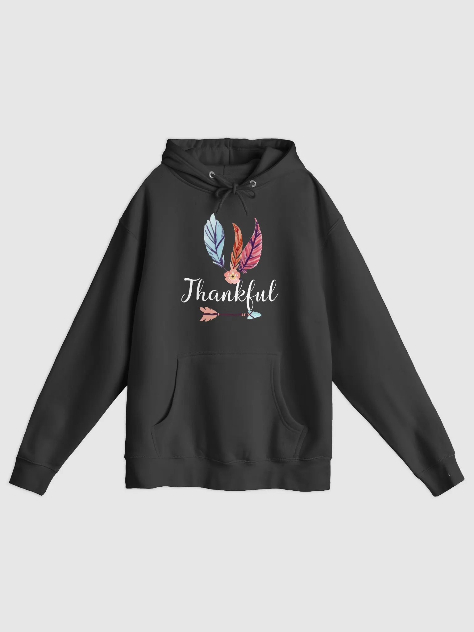 🍂 Thankful Boho Feather Shirt | Bohemian Fall Gratitude | Stylish Thanksgiving Shirt product image (1)