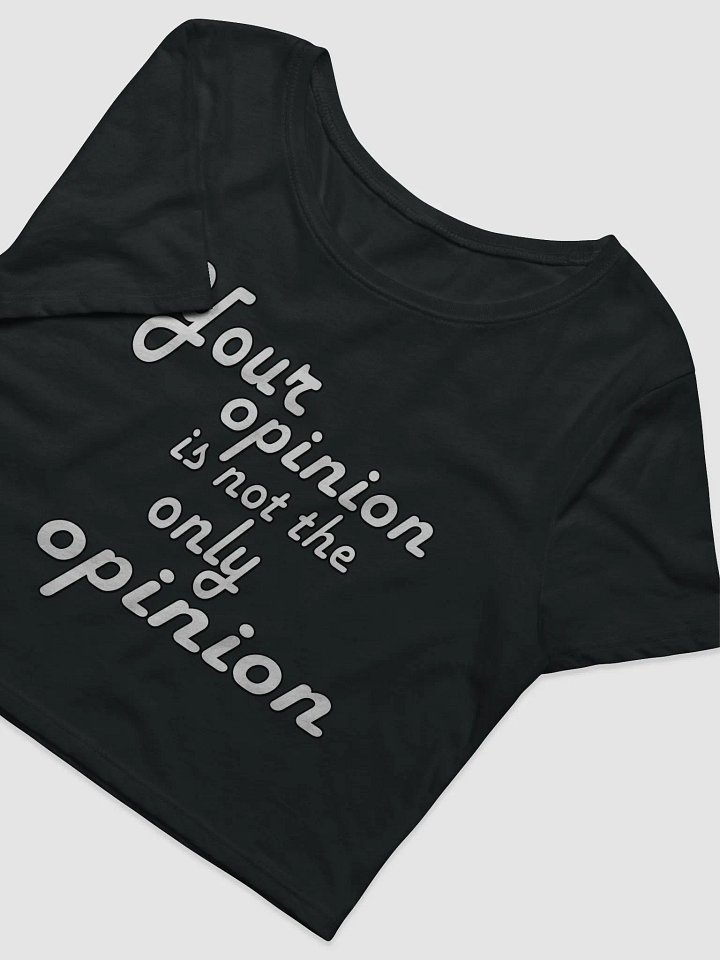 Your Opinion... Bella+Canvas Women's Crop Tee product image (2)