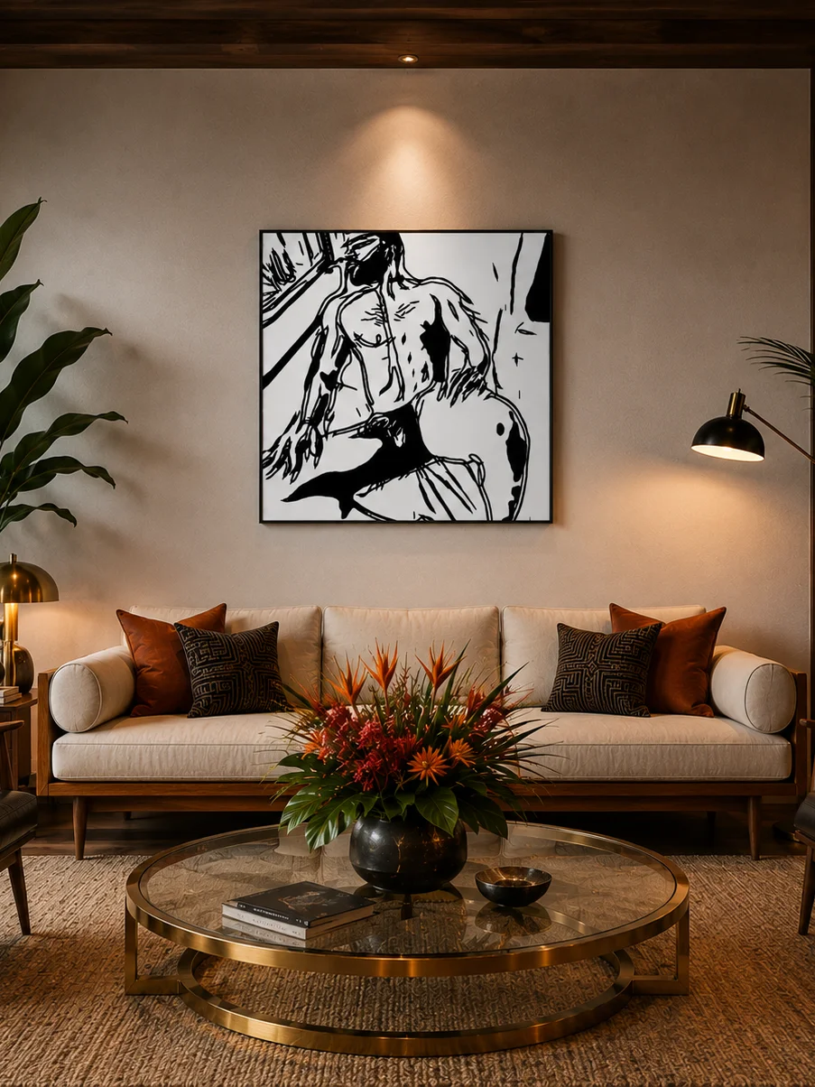 Quiet Contemplation wallart - Canvas wall art product image (4)