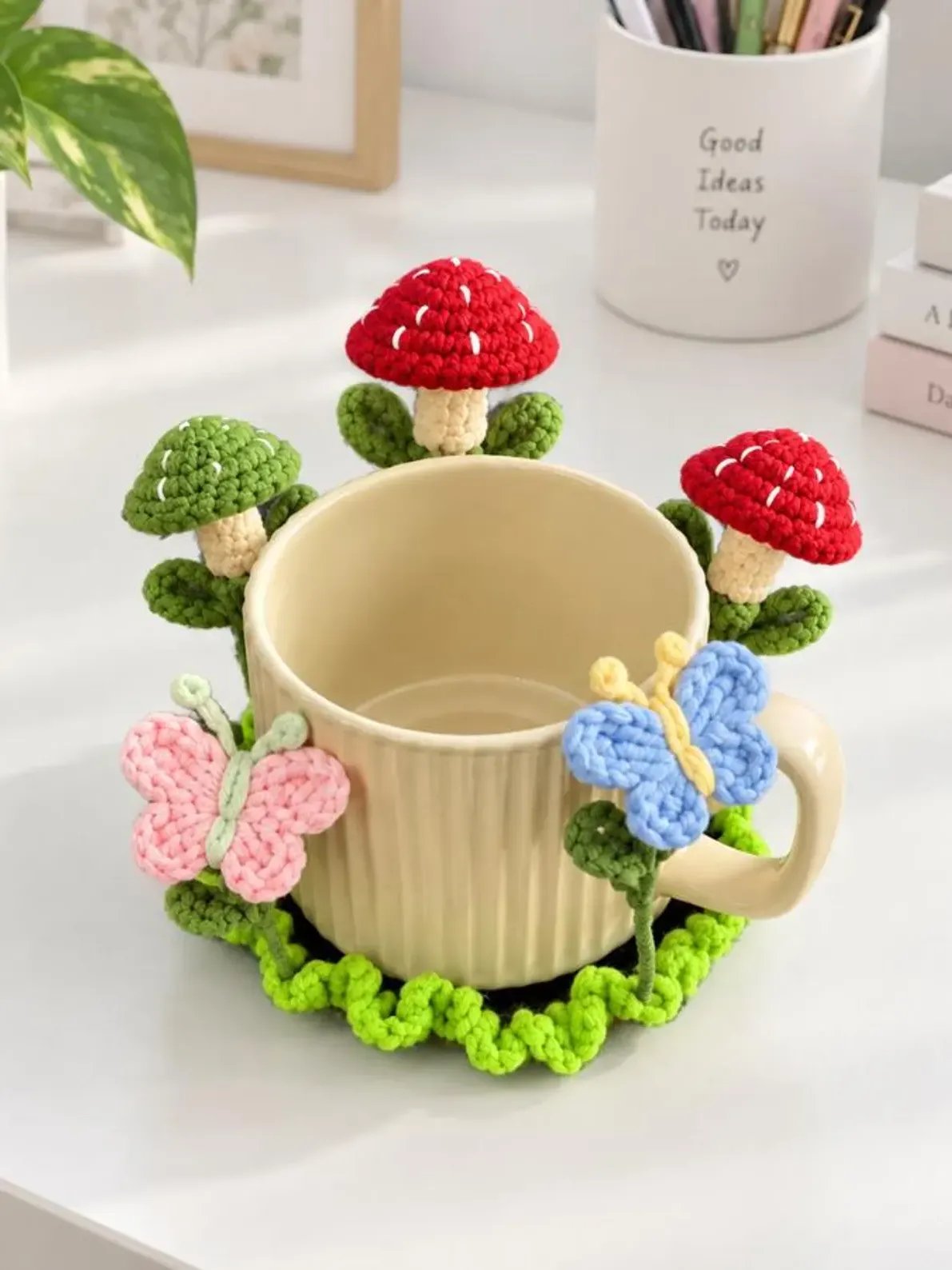 10+ Popping Flower Coasters Crochet Pattern PDF product image (7)