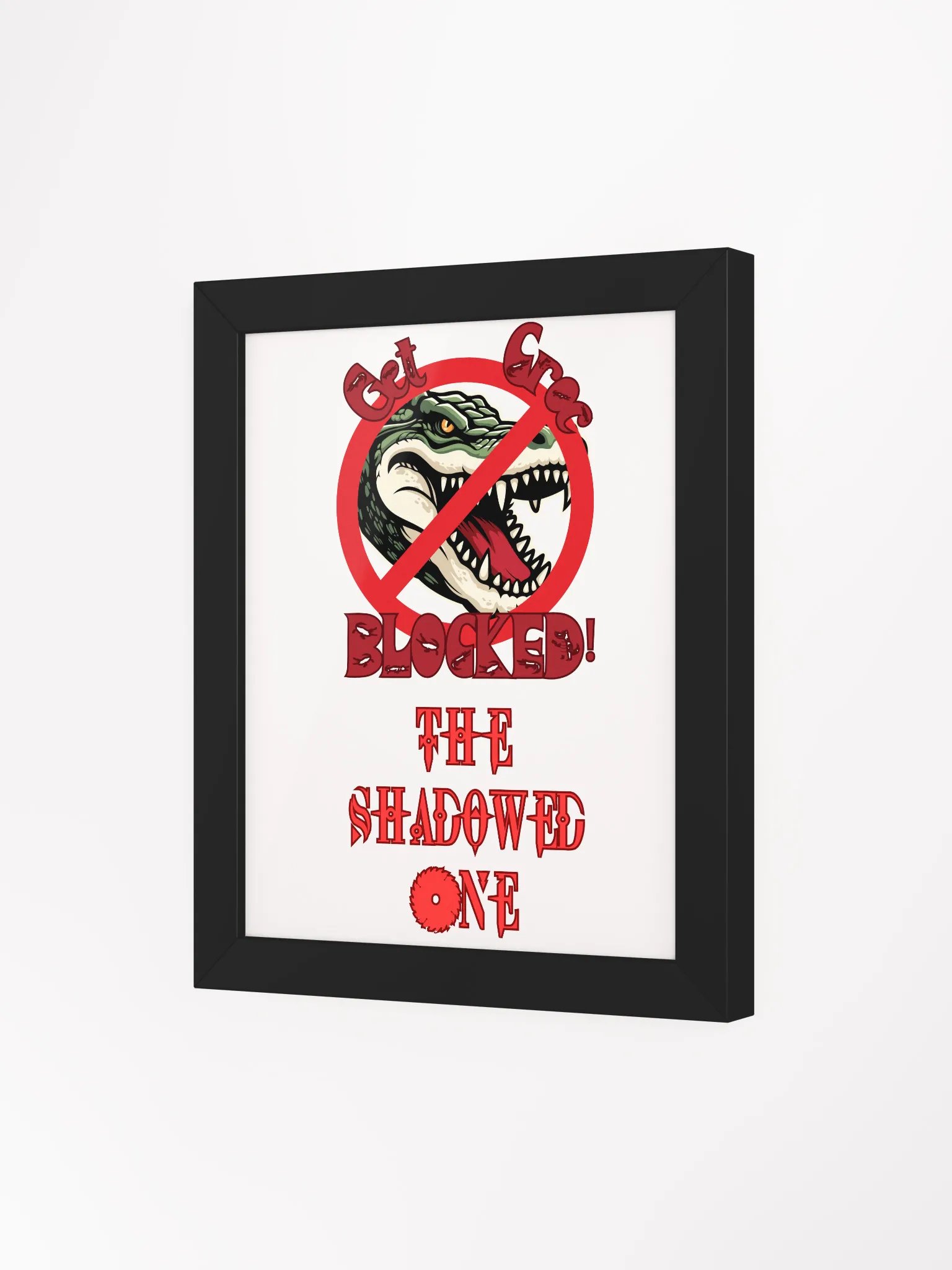 Croc Blocked Poster product image (16)