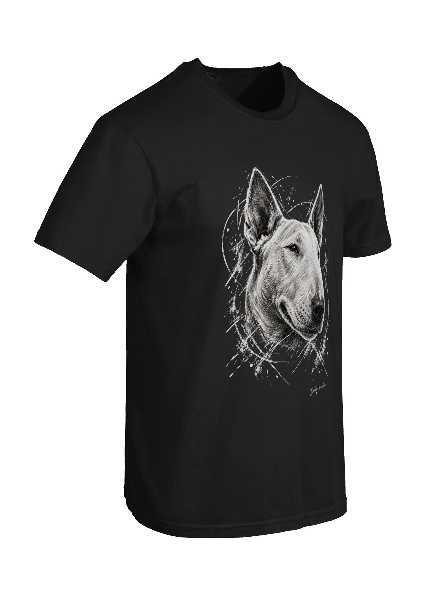 Bull Terrier Chalk Portrait Tee product image (10)