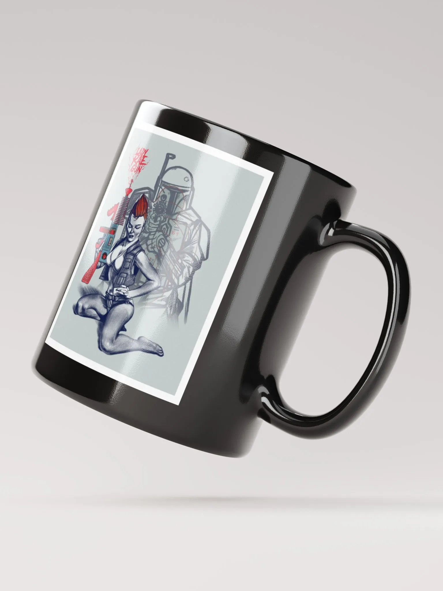 Lady Rae Gun Bounty Hunter Mug product image (6)