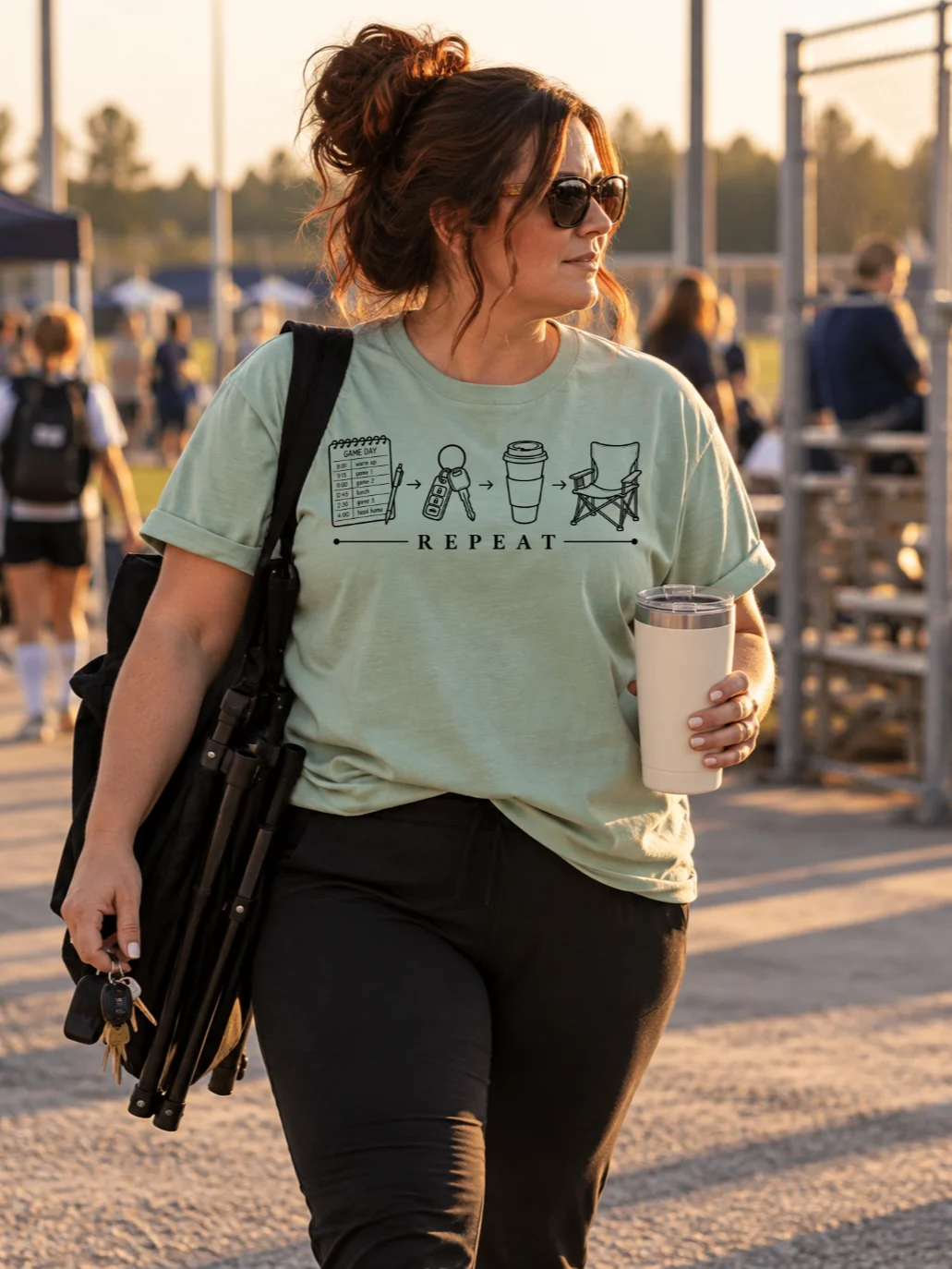 Game Day. Repeat Tee product image (1)