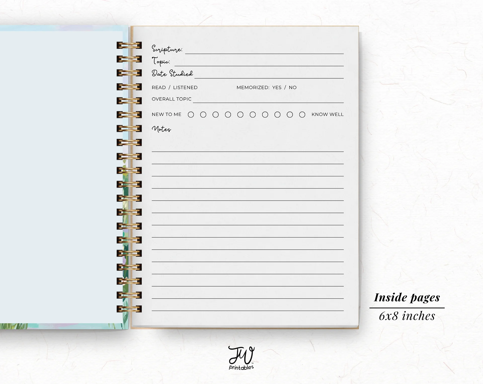 100 Scriptures Worth Remembering Prompted Journal product image (2)