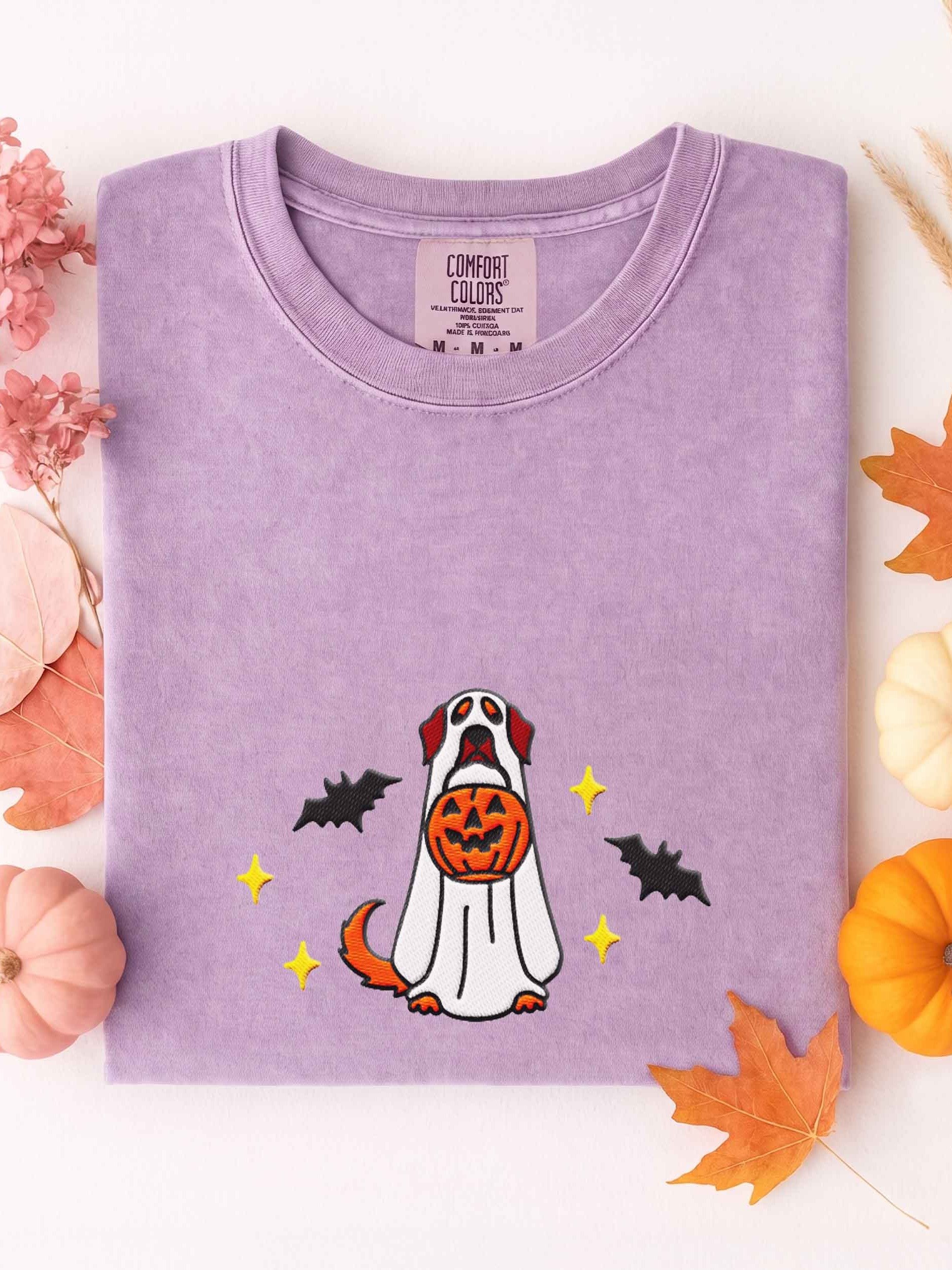 Halloween Anatolian Shepherd Dog(Red) Embroidered T-Shirt product image (1)