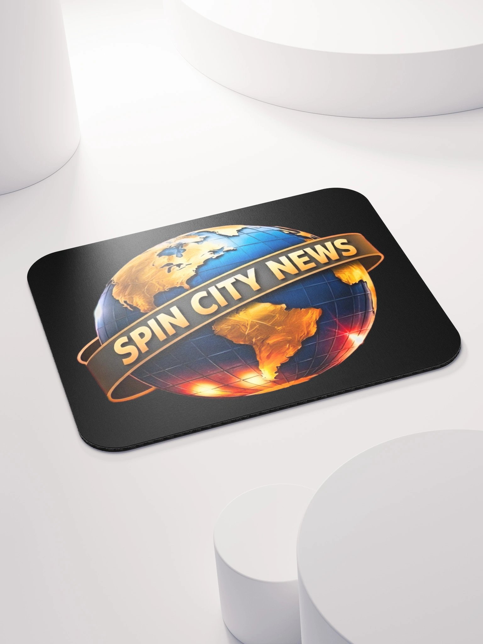 Spin City News Globe Mouse Pad product image (4)