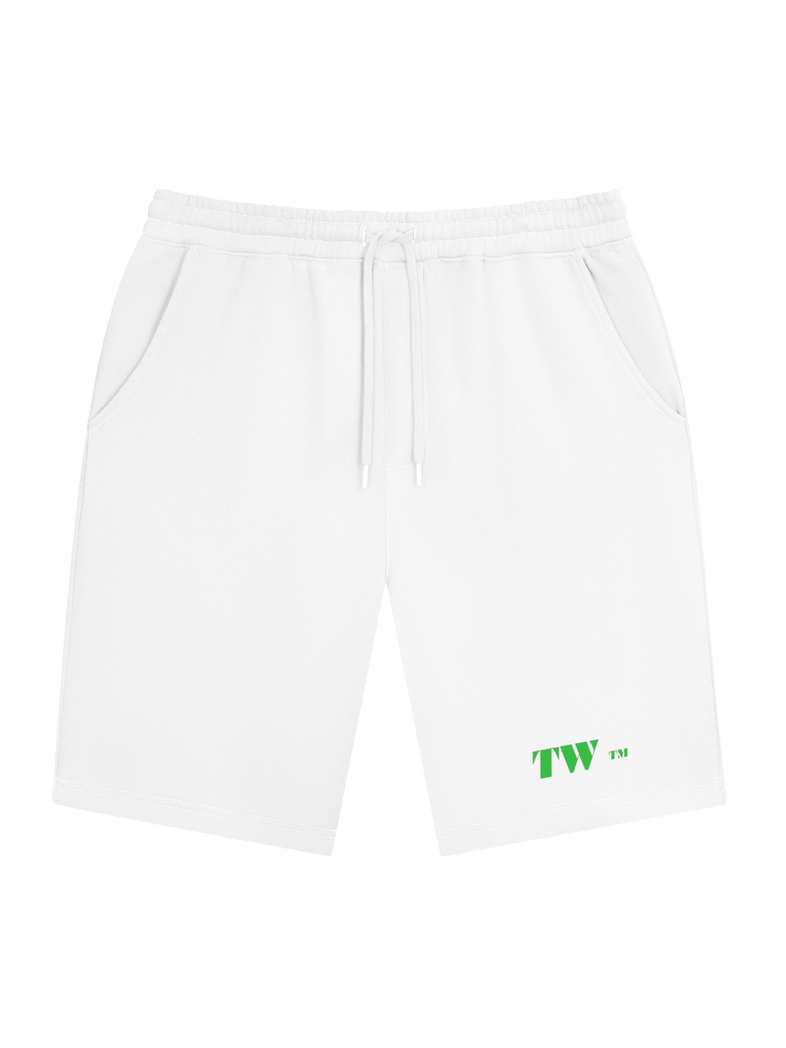 Top Will ™ White & Green Fleece Shorts (TW) product image (1)