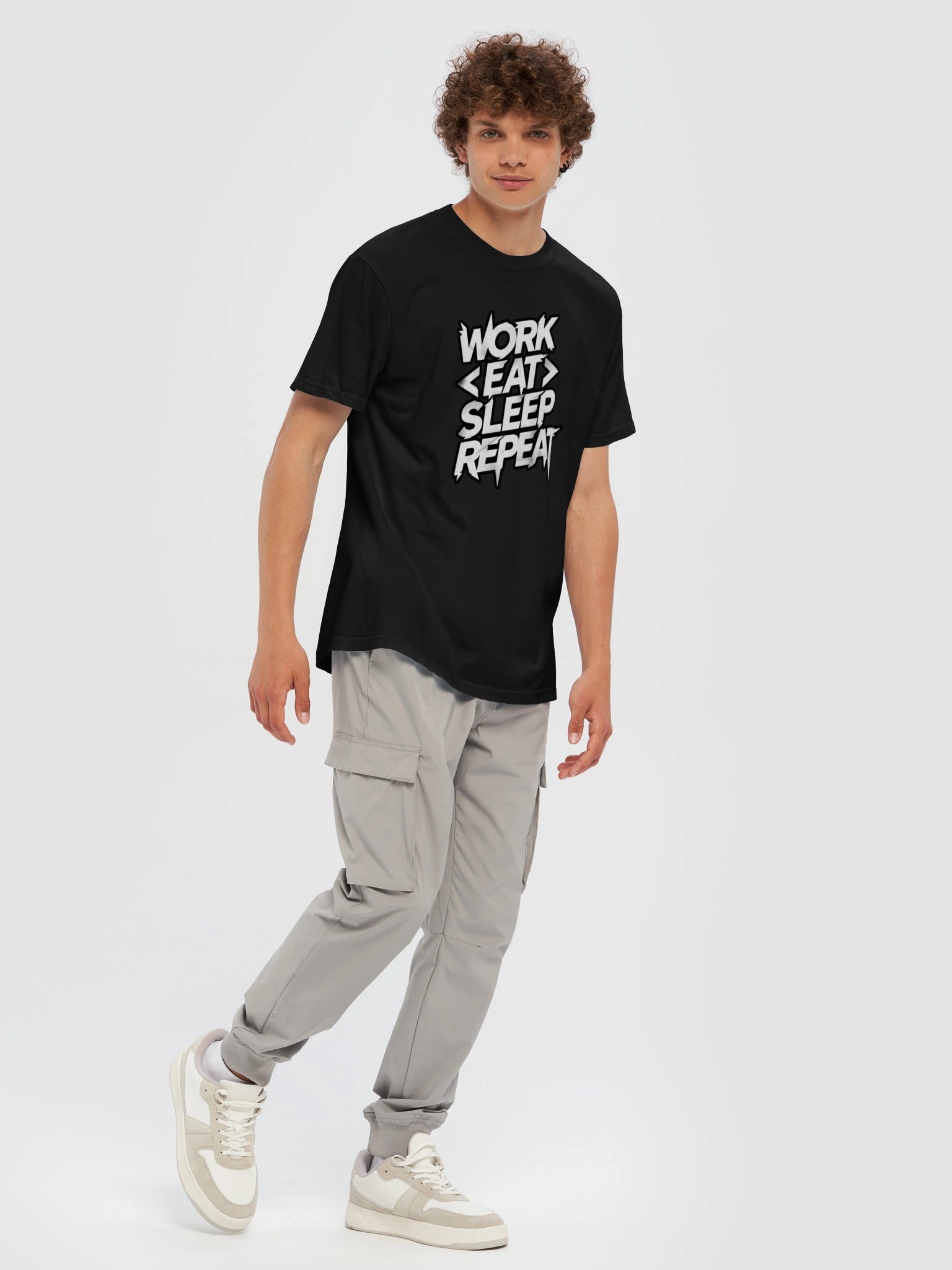 Men’s T-Shirt – Work Eat Sleep Repeat product image (72)