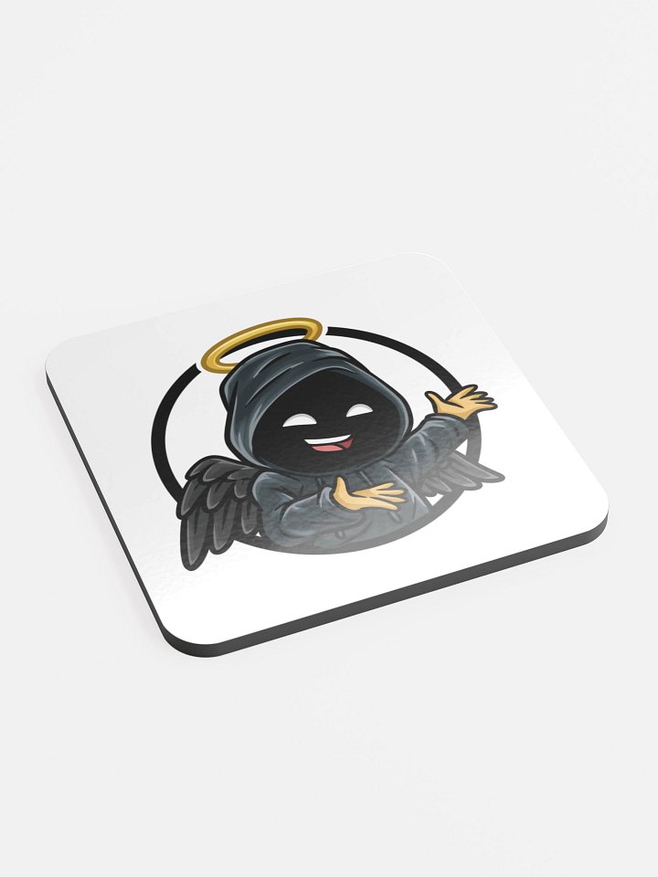 Glossed Cork Coaster - Logo (White BG) product image (2)
