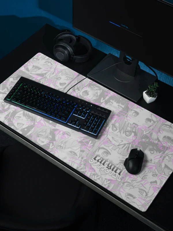 Lightmode 🤍 Cat Girl Deskmat product image (1)