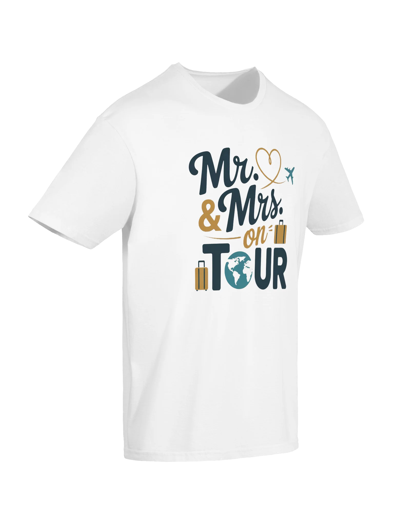 Mr. & Mrs. On Tour T-Shirt | Honeymoon Travel Tee product image (6)