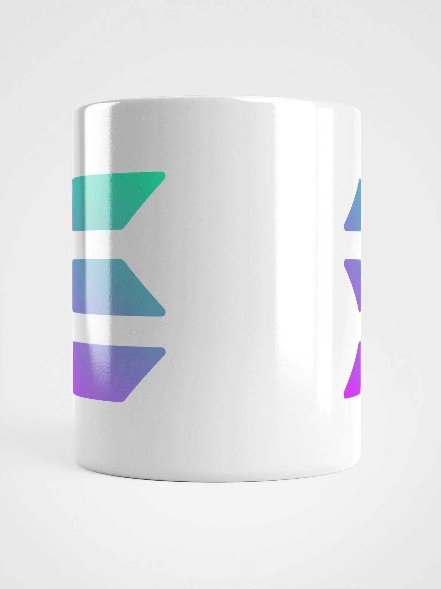 Solana Logo White Glossy Mug product image (5)