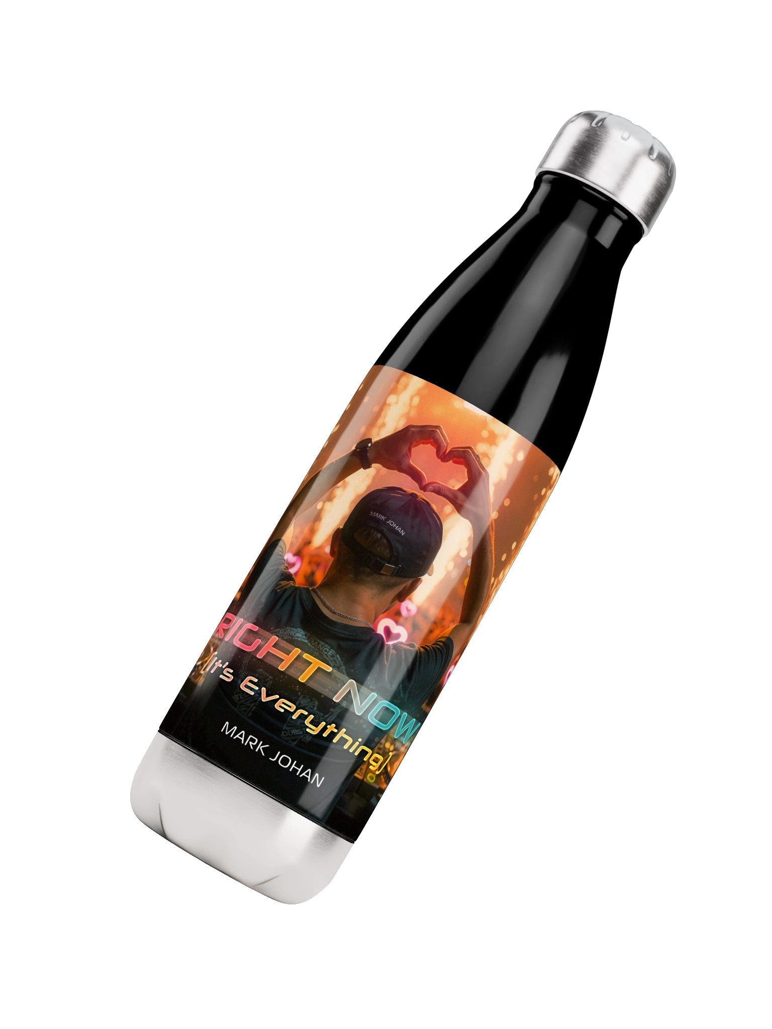 "Right Now" Stainless Steel Water Bottle by Mark Johan (17 oz) product image (4)