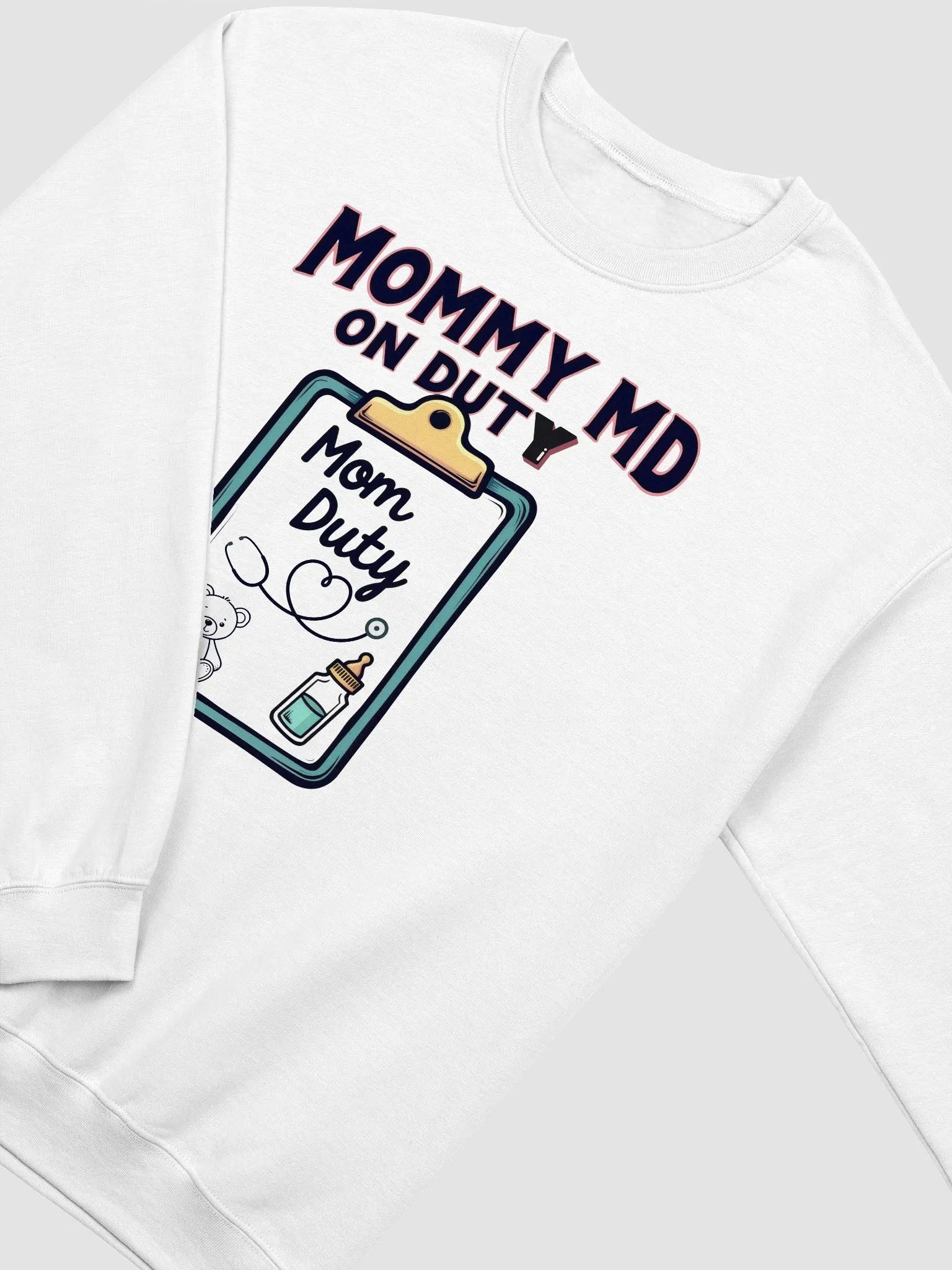 Mommy MD On Duty Crewneck Sweatshirt product image (11)