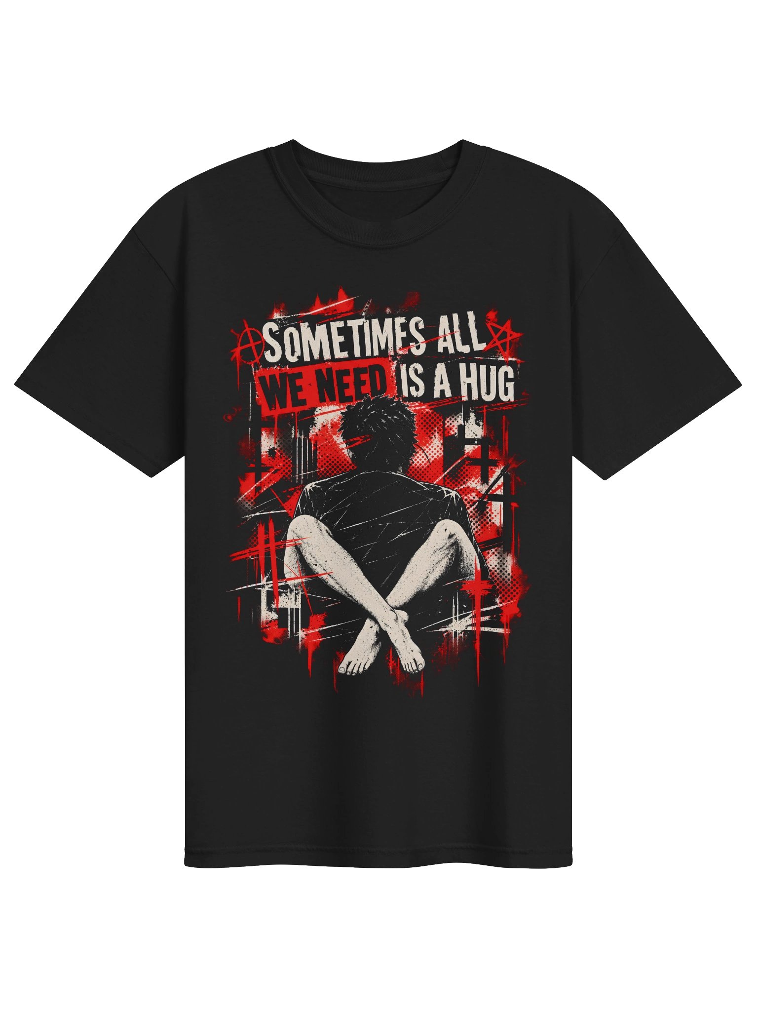 All We Need is a Hug Heavyweight Vintage Graphic Tee product image (1)