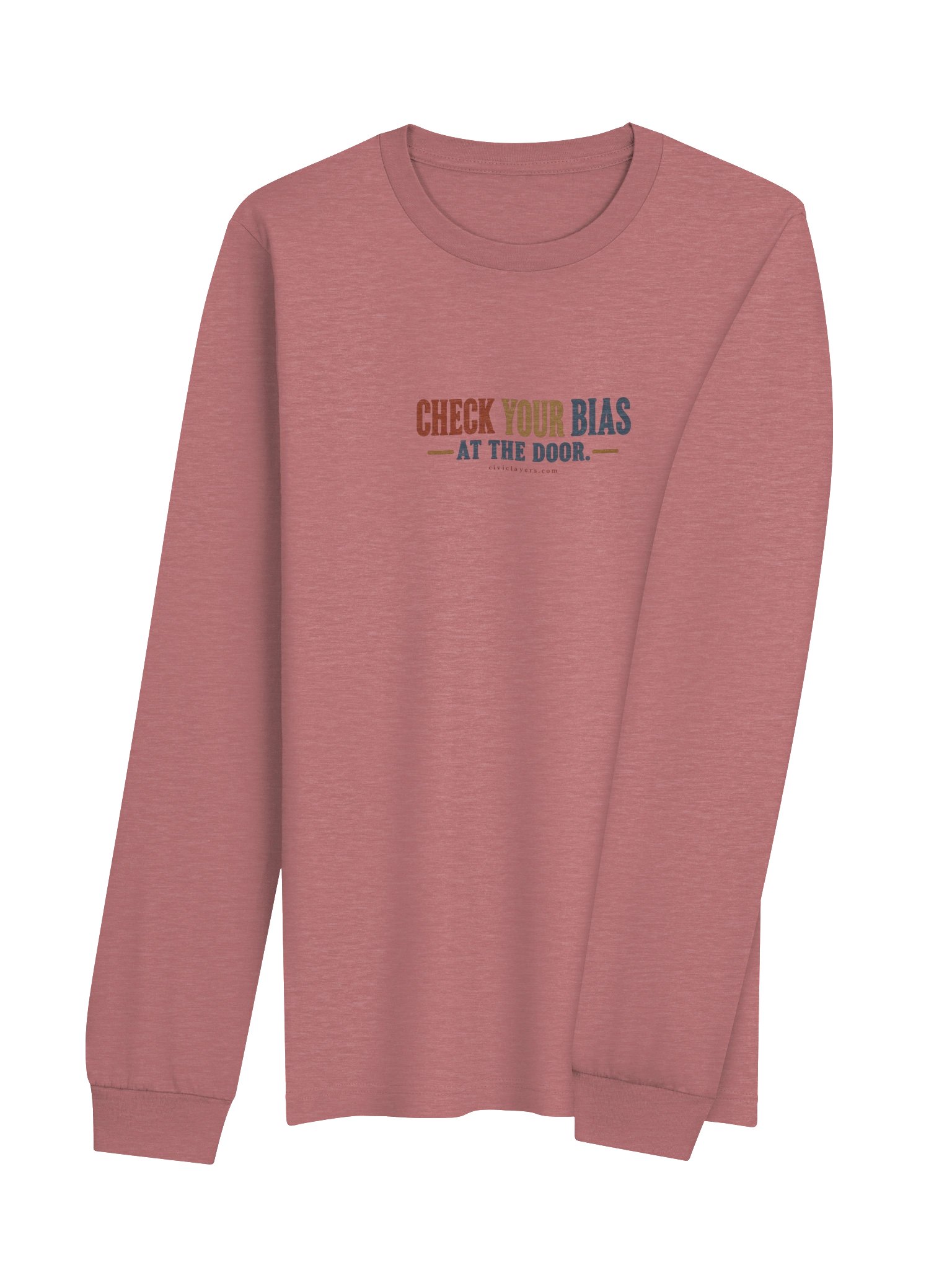 Check Your Bias At The Door Supersoft Long Sleeve T-Shirt product image (4)
