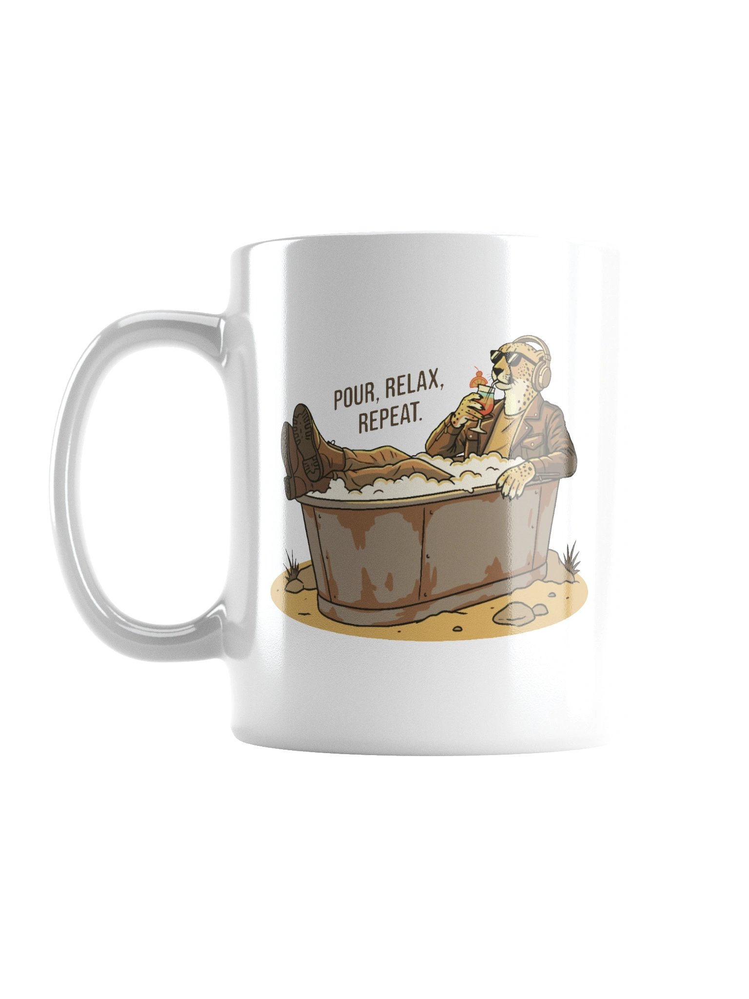 "Pour, Relax, Repeat" Mug product image (2)