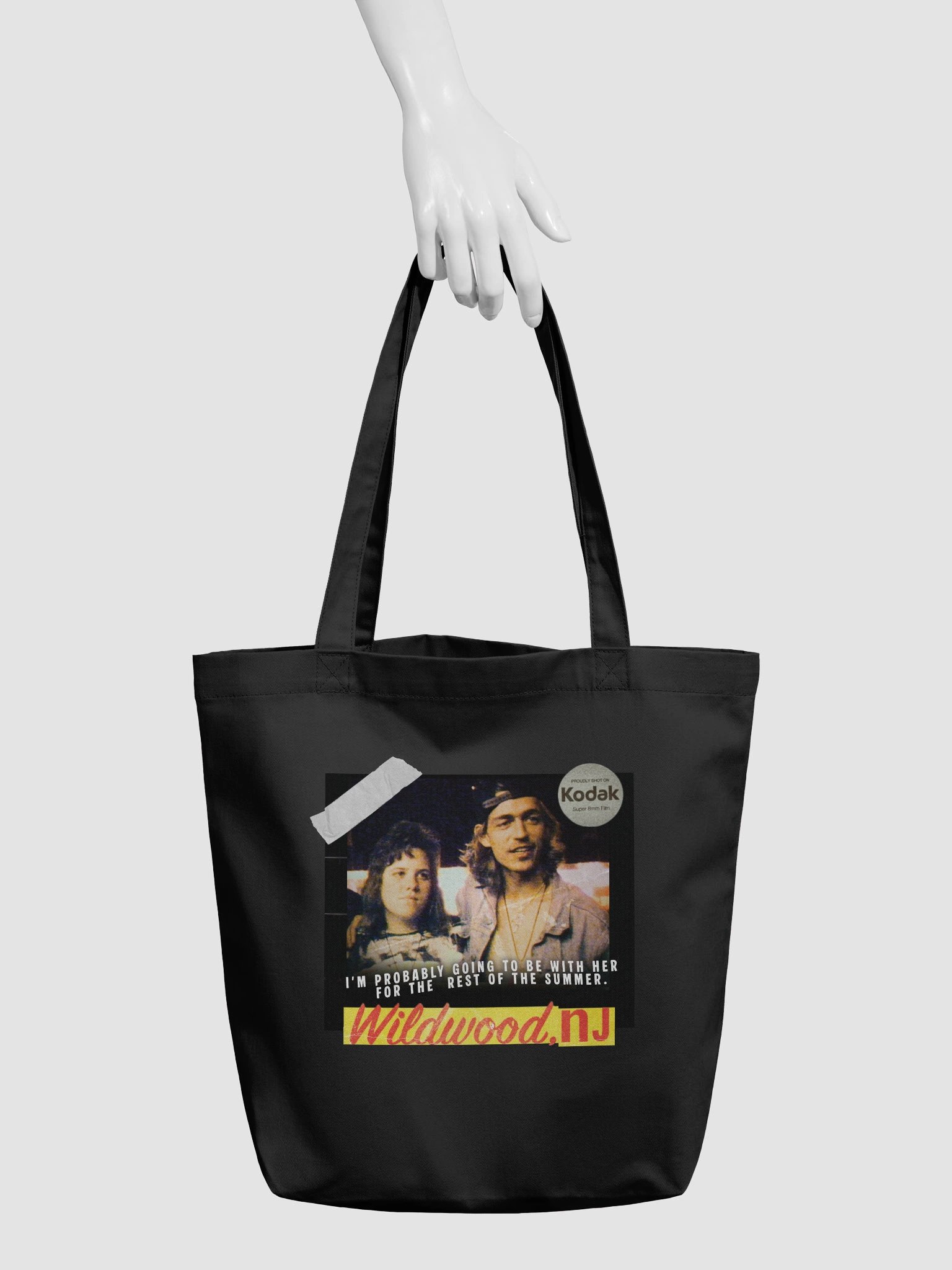 Wildwood, NJ Rest of the Summer Black Tote product image (3)