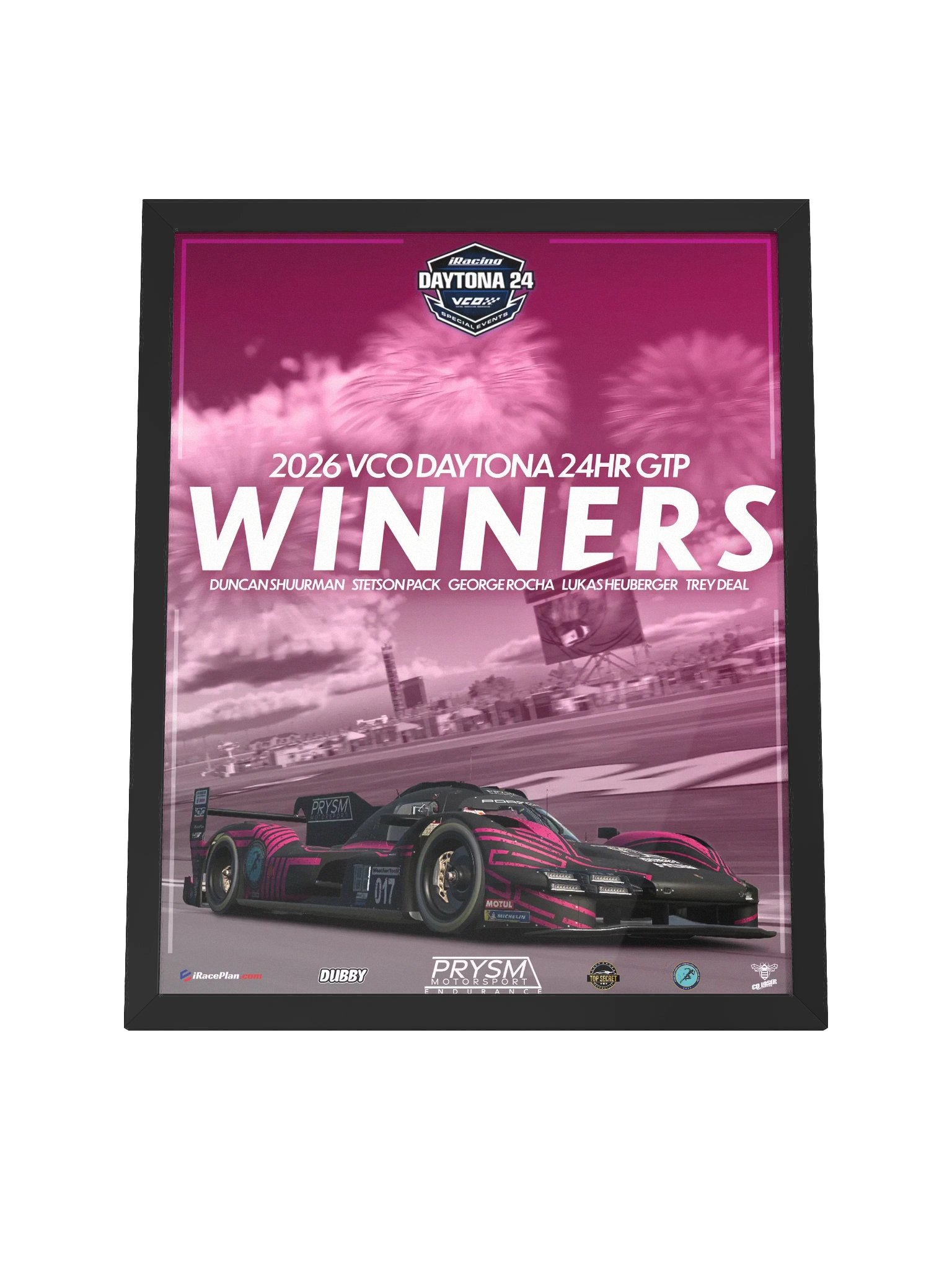 2026 Daytona 24hr GTP Win Poster product image (4)