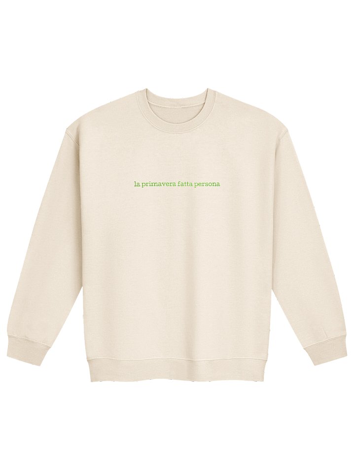 Felpa girocollo La primavera fatta persona product image (7)