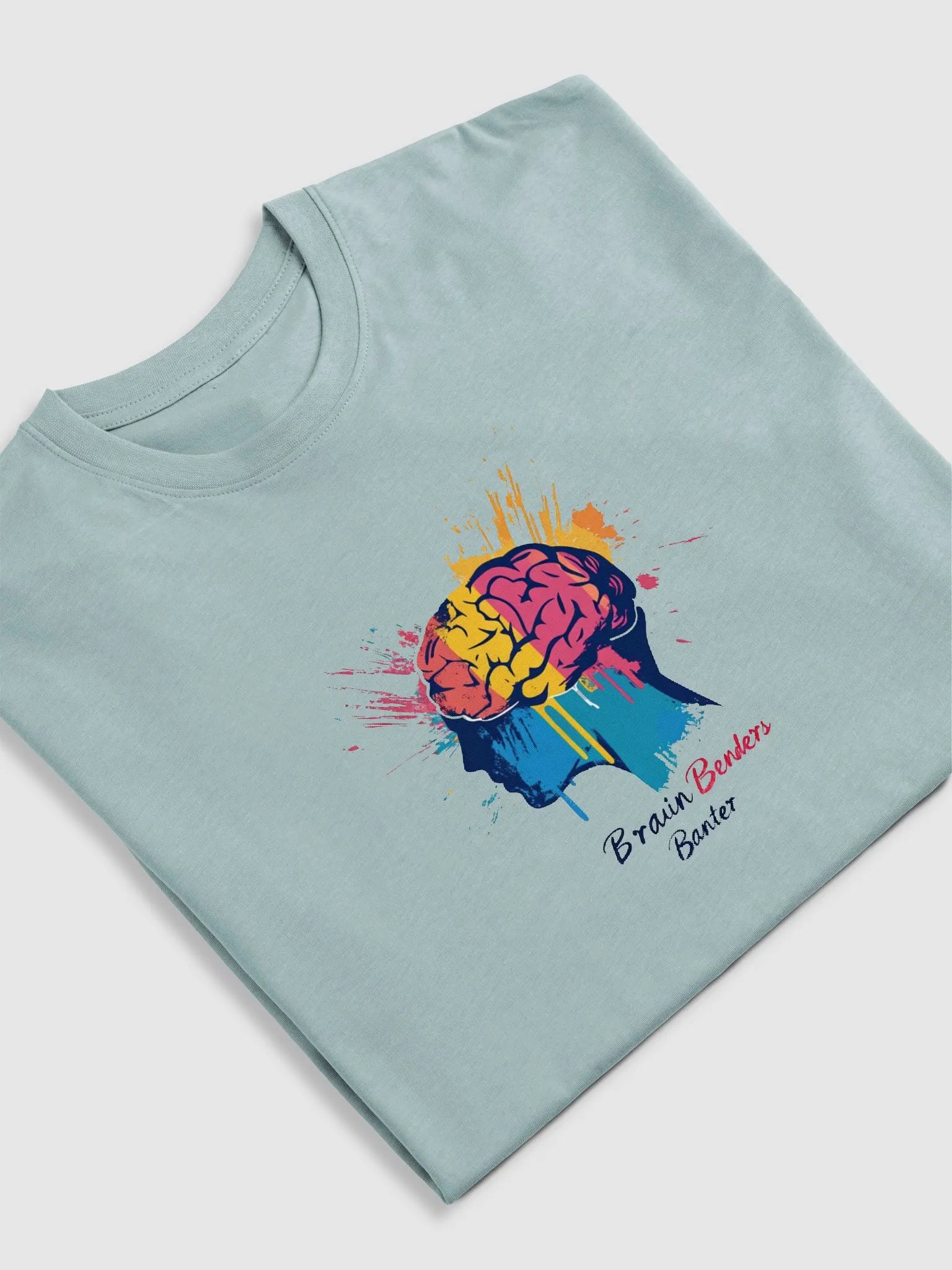 Brain Benders Banter Tee – Colorful Brain Design 🧠✨ product image (28)