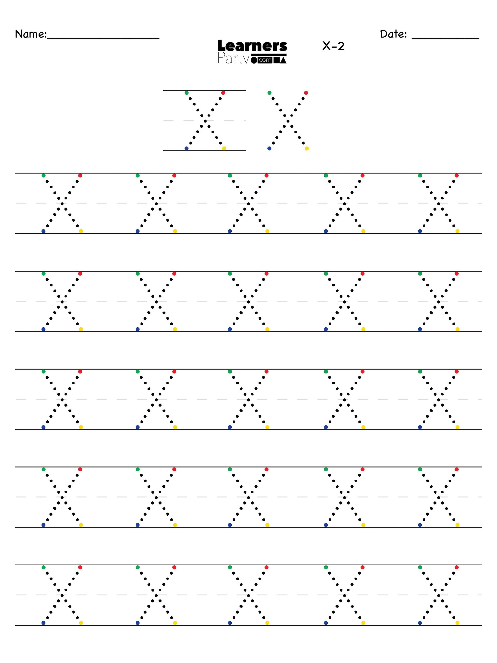 X/x - New Digital Product Progressive Letter Builder product image (4)