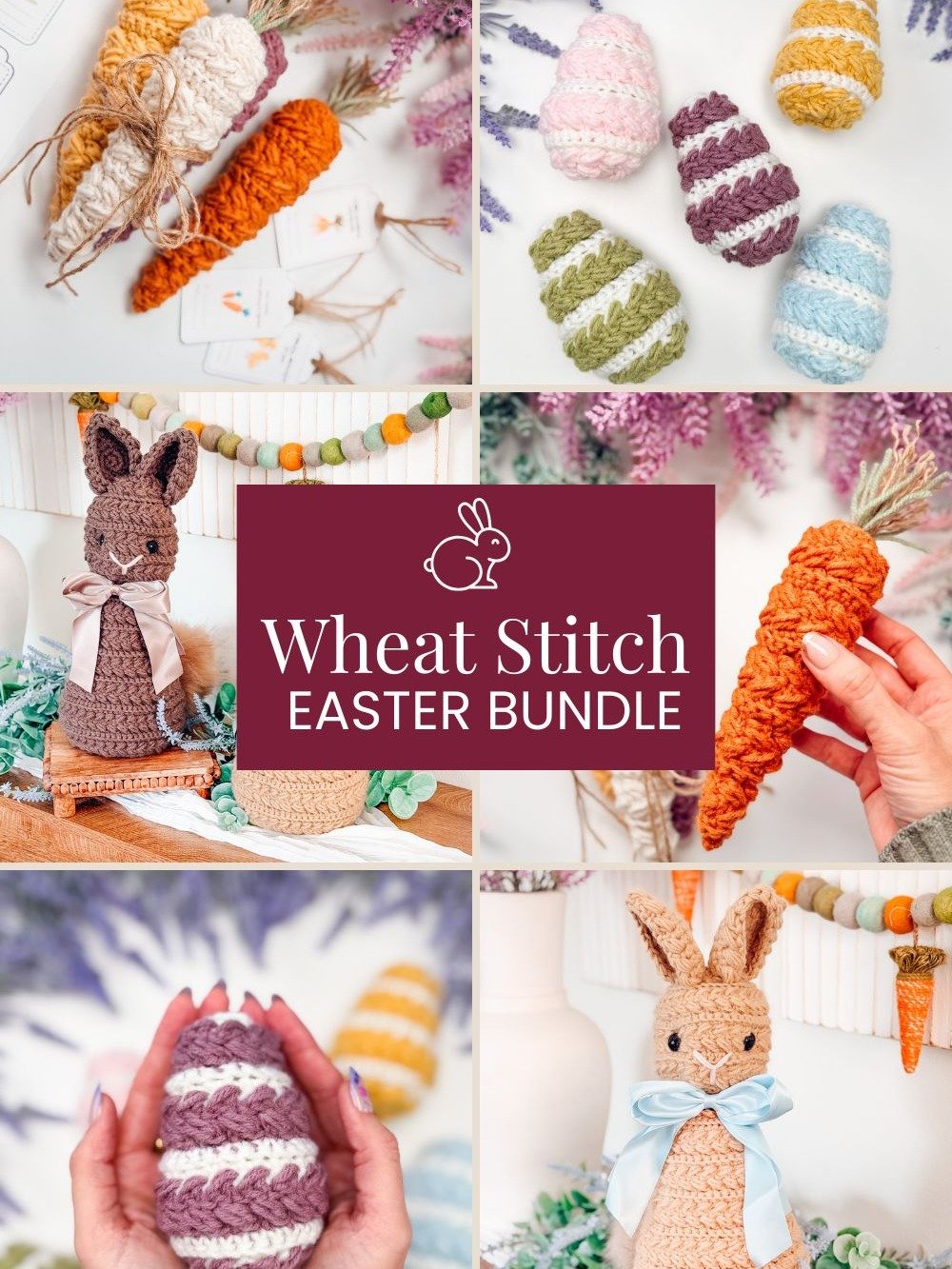 Make Charming Easter Decor with This Crochet Pattern Trio product image (1)