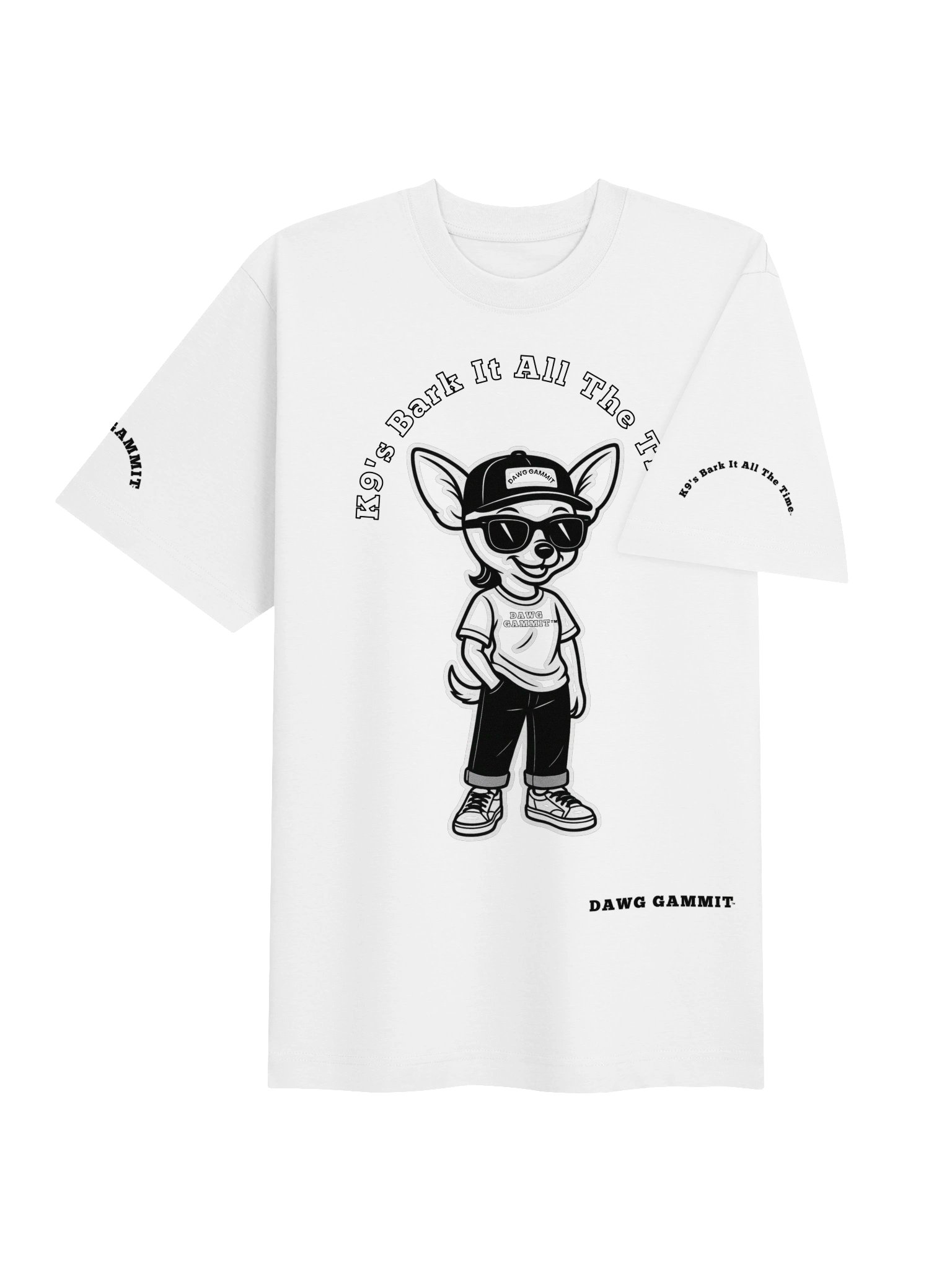 DAWG GAMMIT Chihuahua Dawg Heavy T-shirt product image (4)