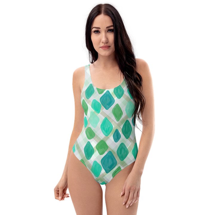 PNW Mermaid's Plaid One Piece product image (1)