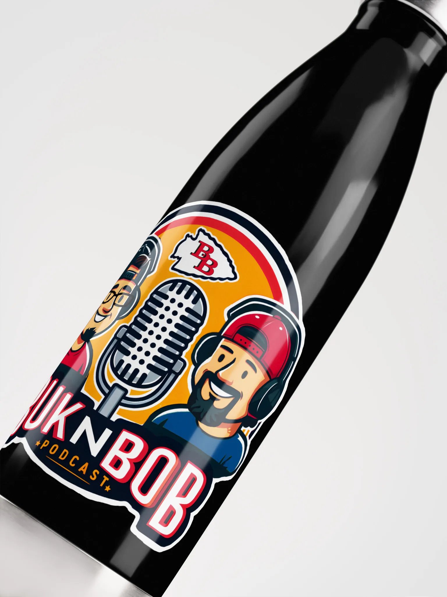 Buk N Bob Podcast Stainless Steel Water Bottle product image (10)