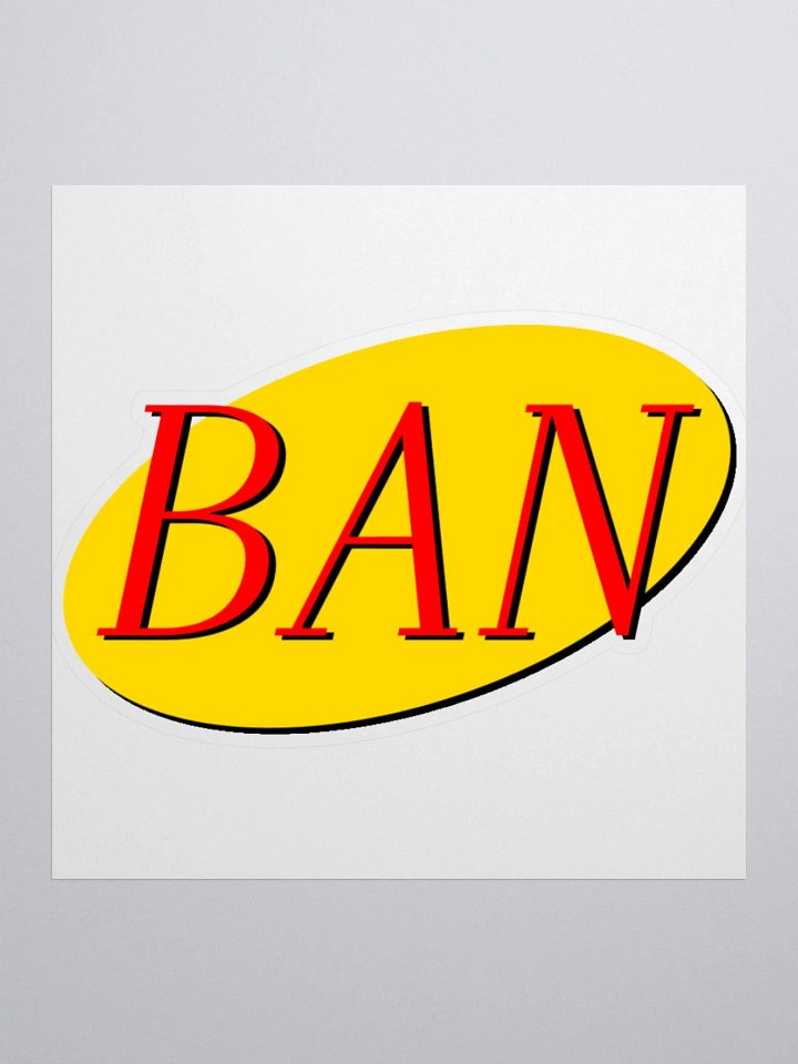 BAN Logo Sticker product image (1)