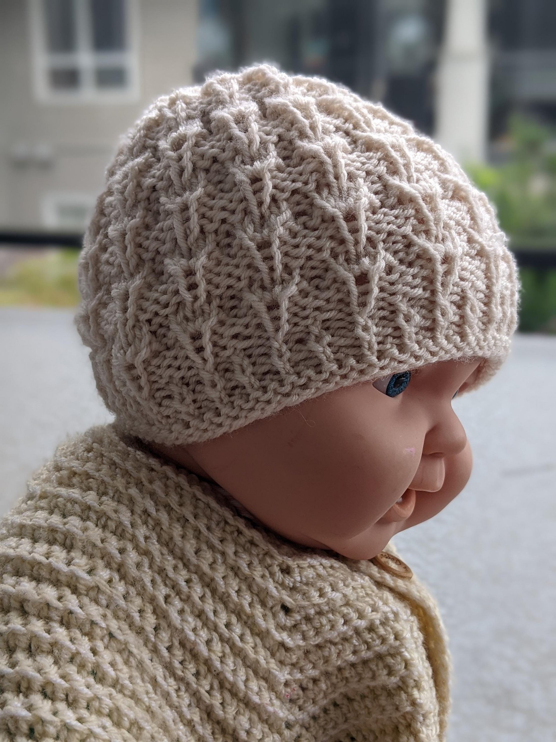 Newborn Baby Knit Hat Pattern product image (2)