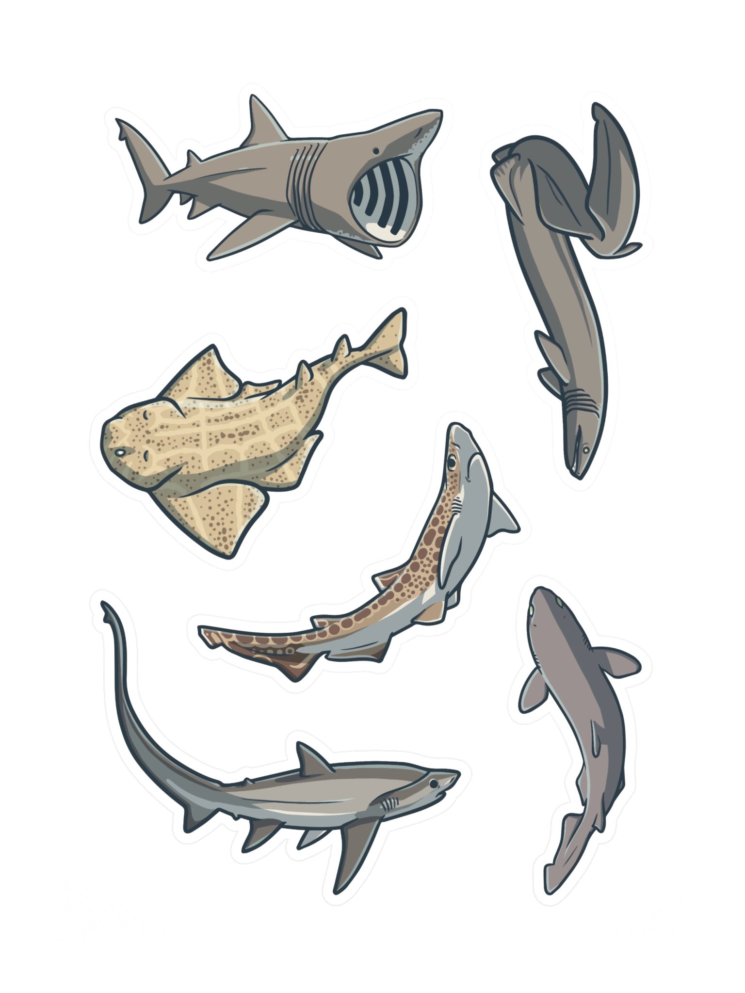 A Shiver of Sharks - Sticker Sheet #4 product image (1)